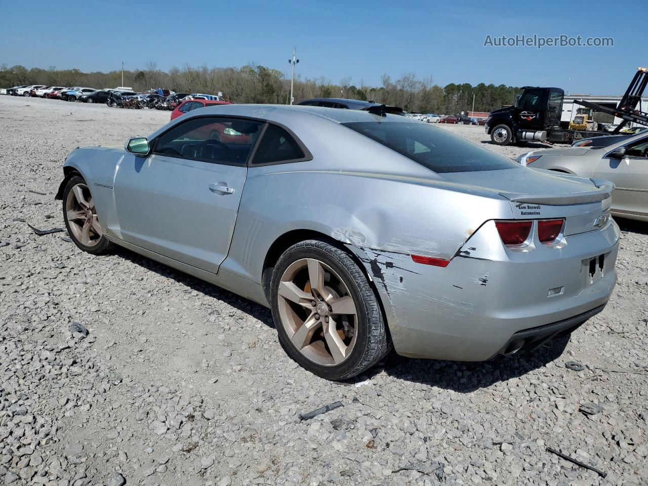 2010 Chevrolet Camaro Ss Серебряный vin: 2G1FT1EW1A9117428