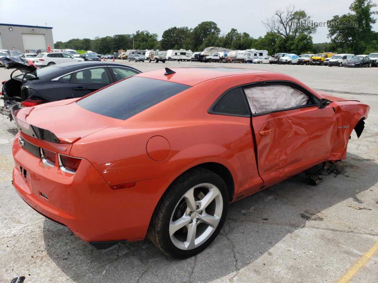 2010 Chevrolet Camaro Ss Orange vin: 2G1FT1EW2A9123125