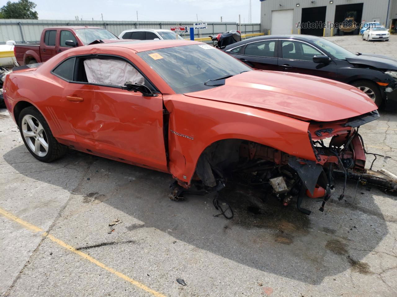 2010 Chevrolet Camaro Ss Orange vin: 2G1FT1EW2A9123125