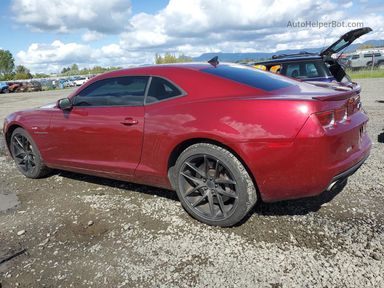 2010 Chevrolet Camaro Ss Maroon vin: 2G1FT1EW2A9227260