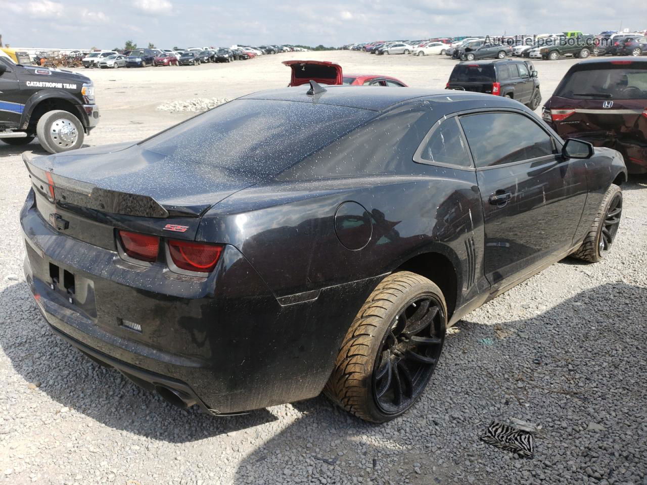 2010 Chevrolet Camaro Ss Black vin: 2G1FT1EW4A9116399