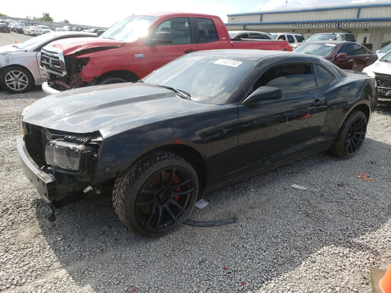 2010 Chevrolet Camaro Ss Black vin: 2G1FT1EW4A9116399