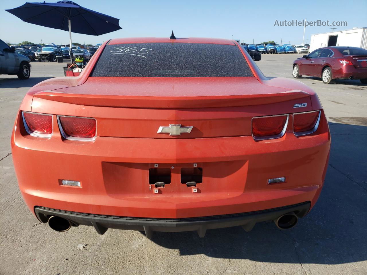 2010 Chevrolet Camaro Ss Orange vin: 2G1FT1EW4A9147880