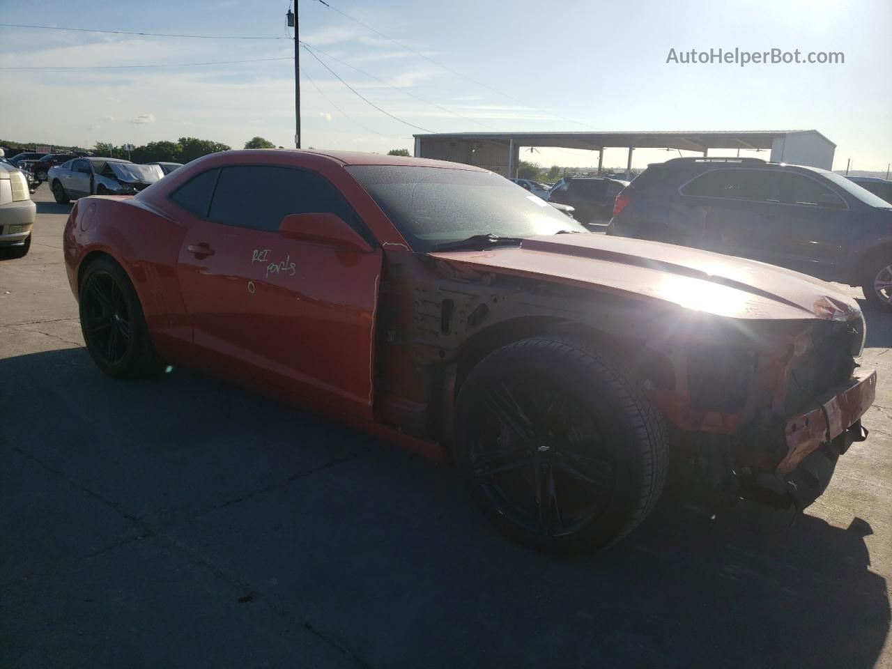 2010 Chevrolet Camaro Ss Orange vin: 2G1FT1EW4A9147880