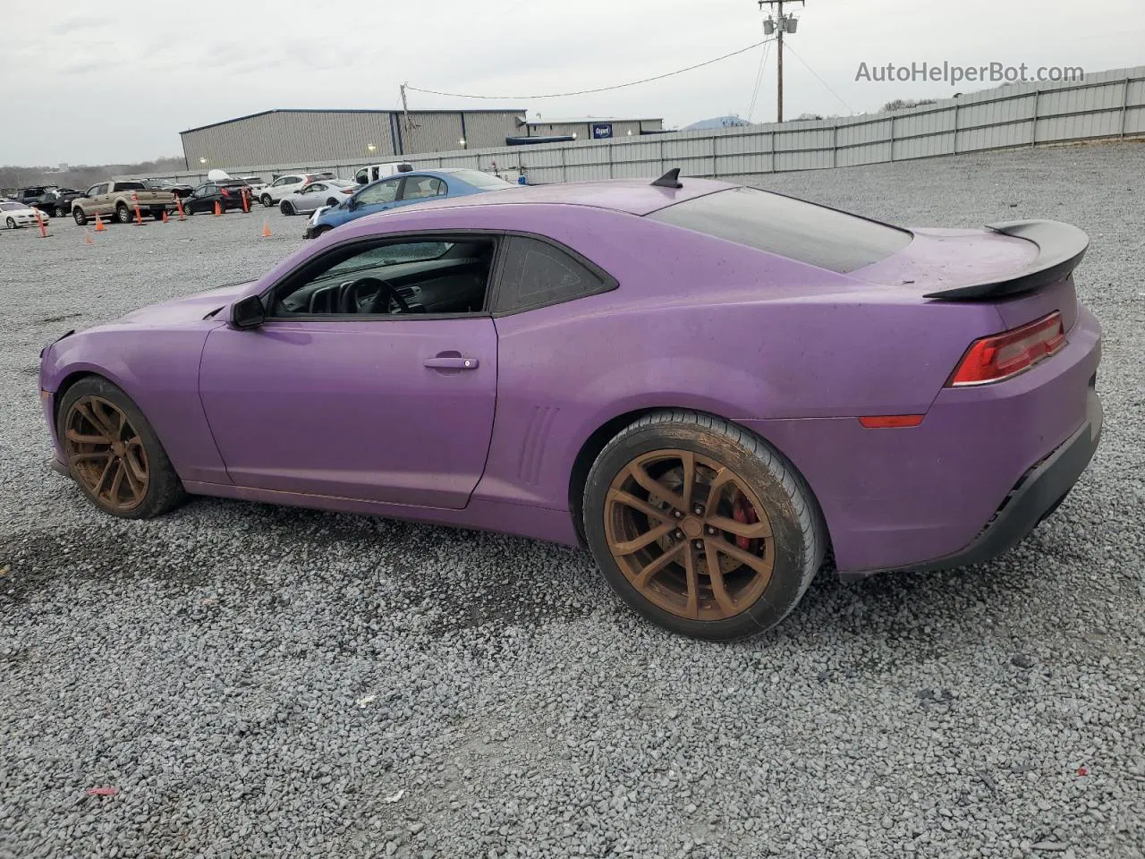 2014 Chevrolet Camaro 2ss Purple vin: 2G1FT1EW4E9202768