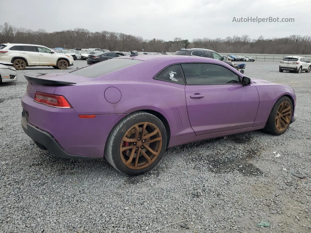 2014 Chevrolet Camaro 2ss Purple vin: 2G1FT1EW4E9202768