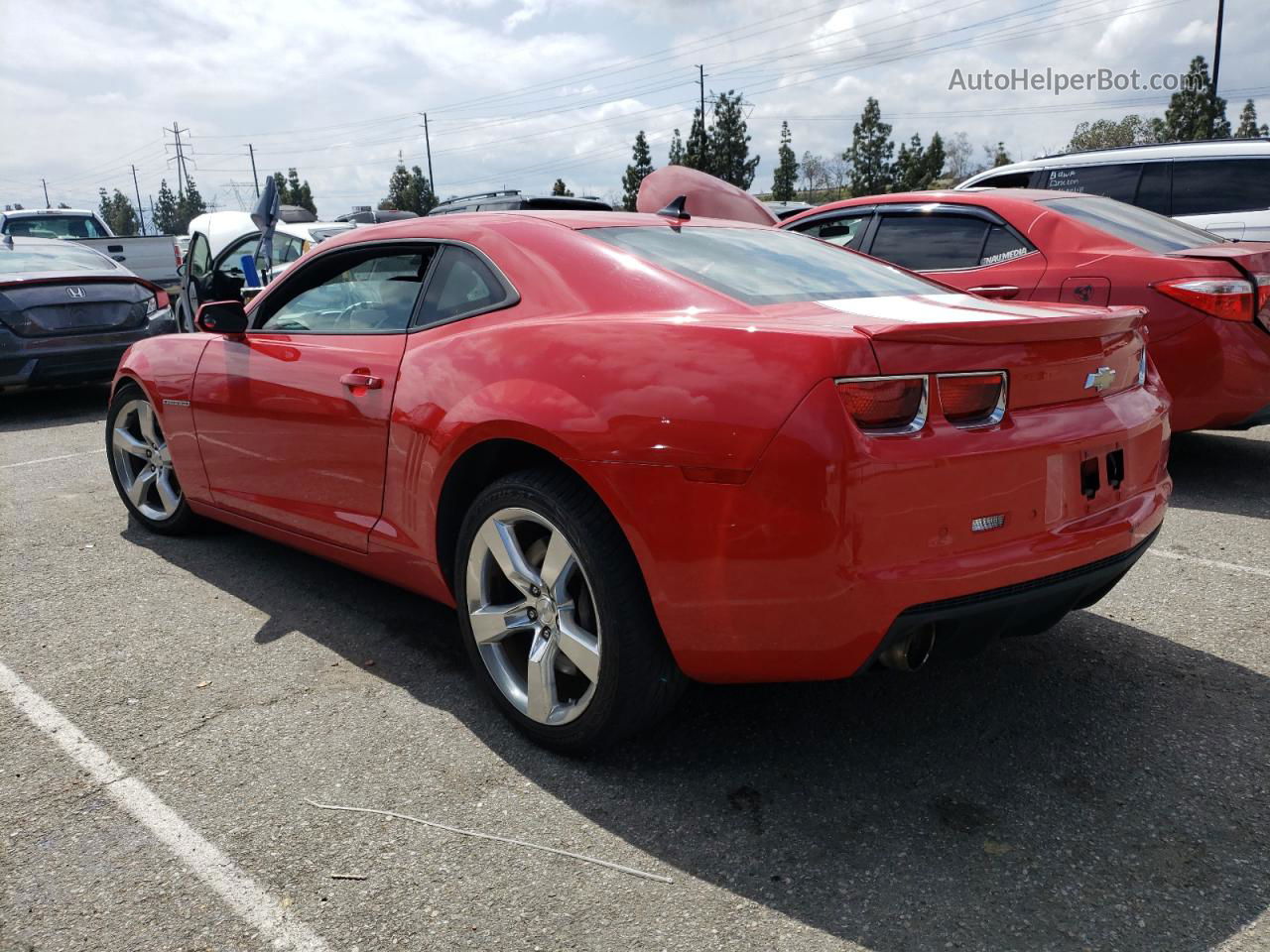 2010 Chevrolet Camaro Ss Red vin: 2G1FT1EW5A9184095