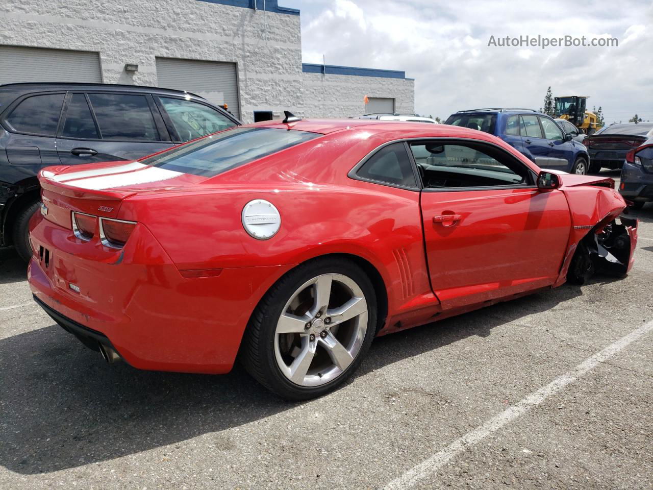 2010 Chevrolet Camaro Ss Red vin: 2G1FT1EW5A9184095