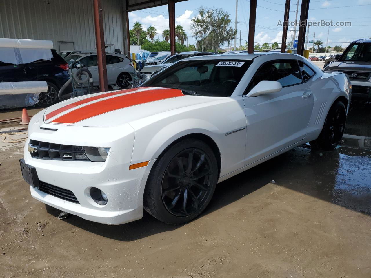 2010 Chevrolet Camaro Ss White vin: 2G1FT1EW5A9228094