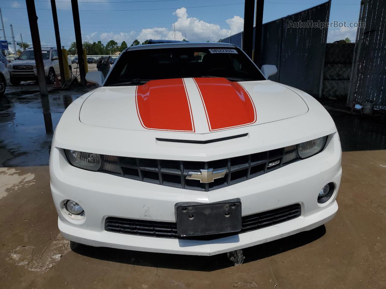 2010 Chevrolet Camaro Ss White vin: 2G1FT1EW5A9228094