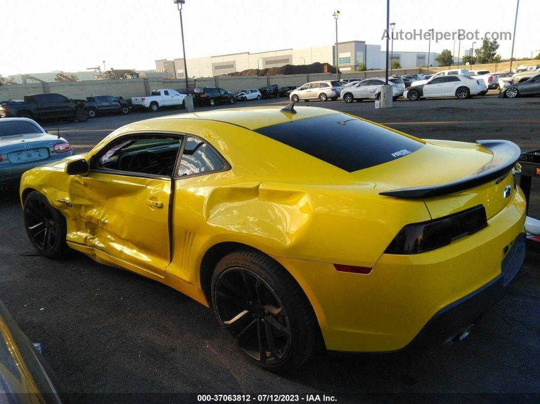 2014 Chevrolet Camaro Ss Yellow vin: 2G1FT1EW5E9162698