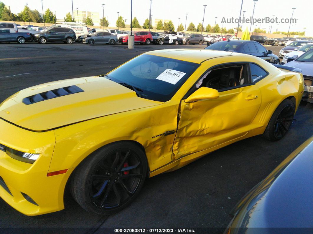 2014 Chevrolet Camaro Ss Yellow vin: 2G1FT1EW5E9162698