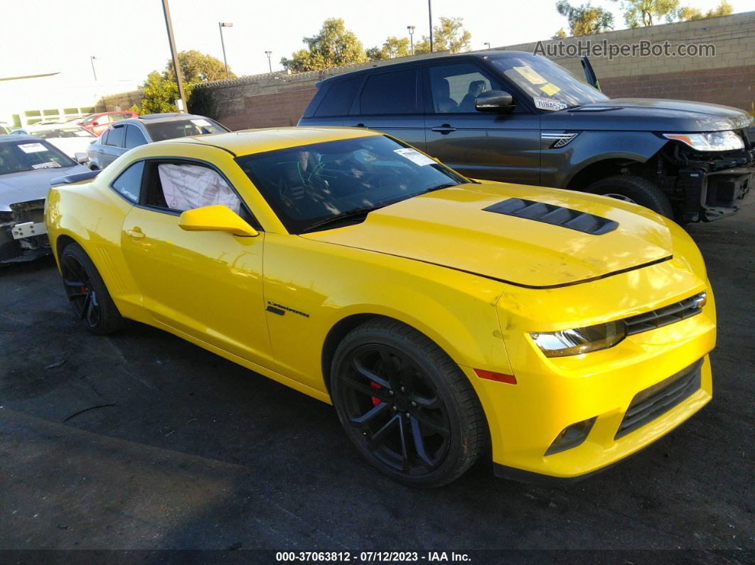 2014 Chevrolet Camaro Ss Yellow vin: 2G1FT1EW5E9162698