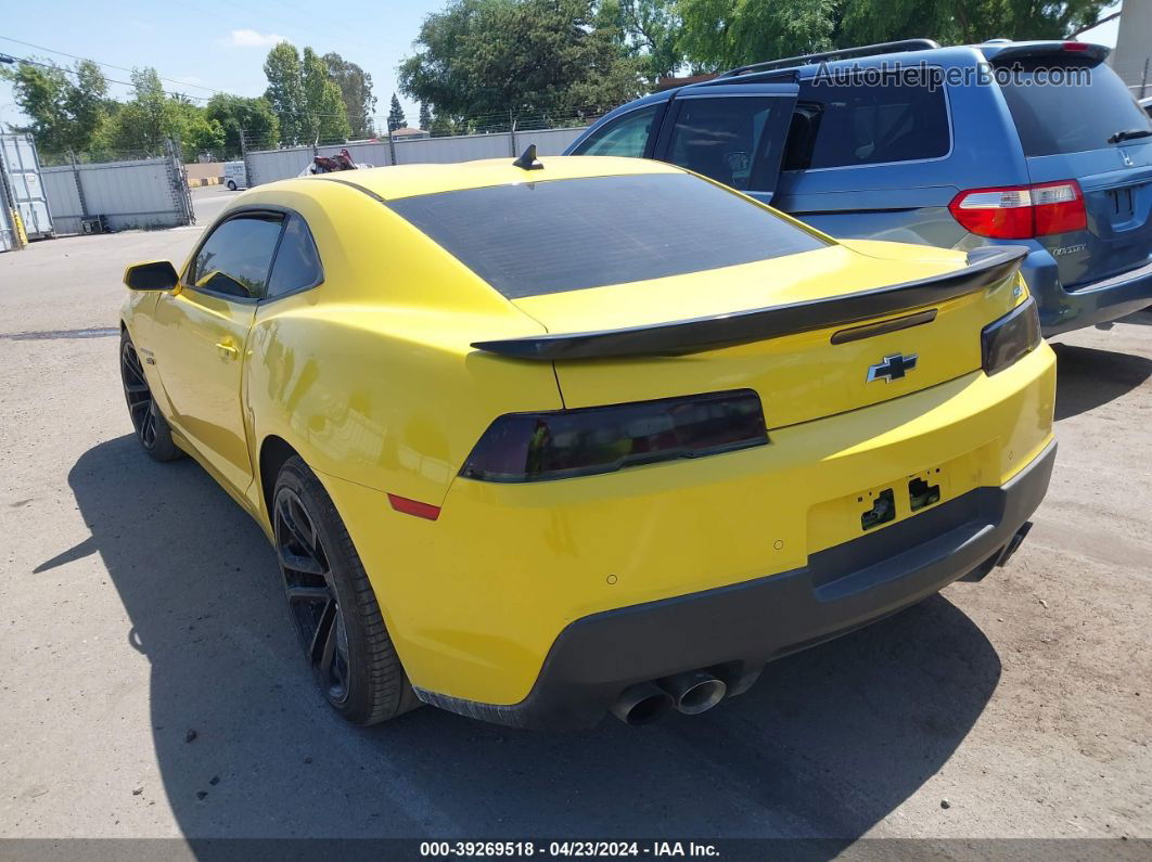 2014 Chevrolet Camaro 2ss Желтый vin: 2G1FT1EW5E9162698