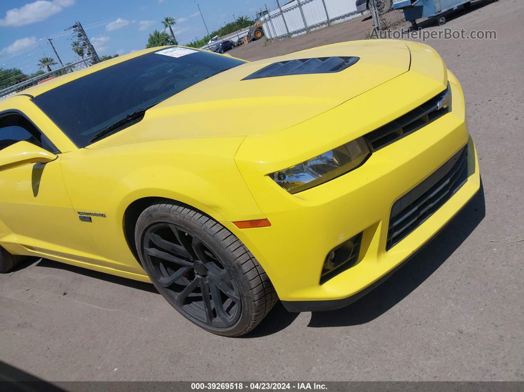 2014 Chevrolet Camaro 2ss Yellow vin: 2G1FT1EW5E9162698