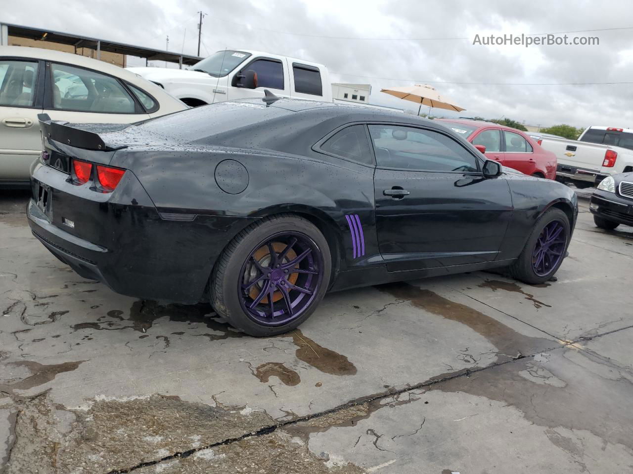 2010 Chevrolet Camaro Ss Black vin: 2G1FT1EW6A9116565