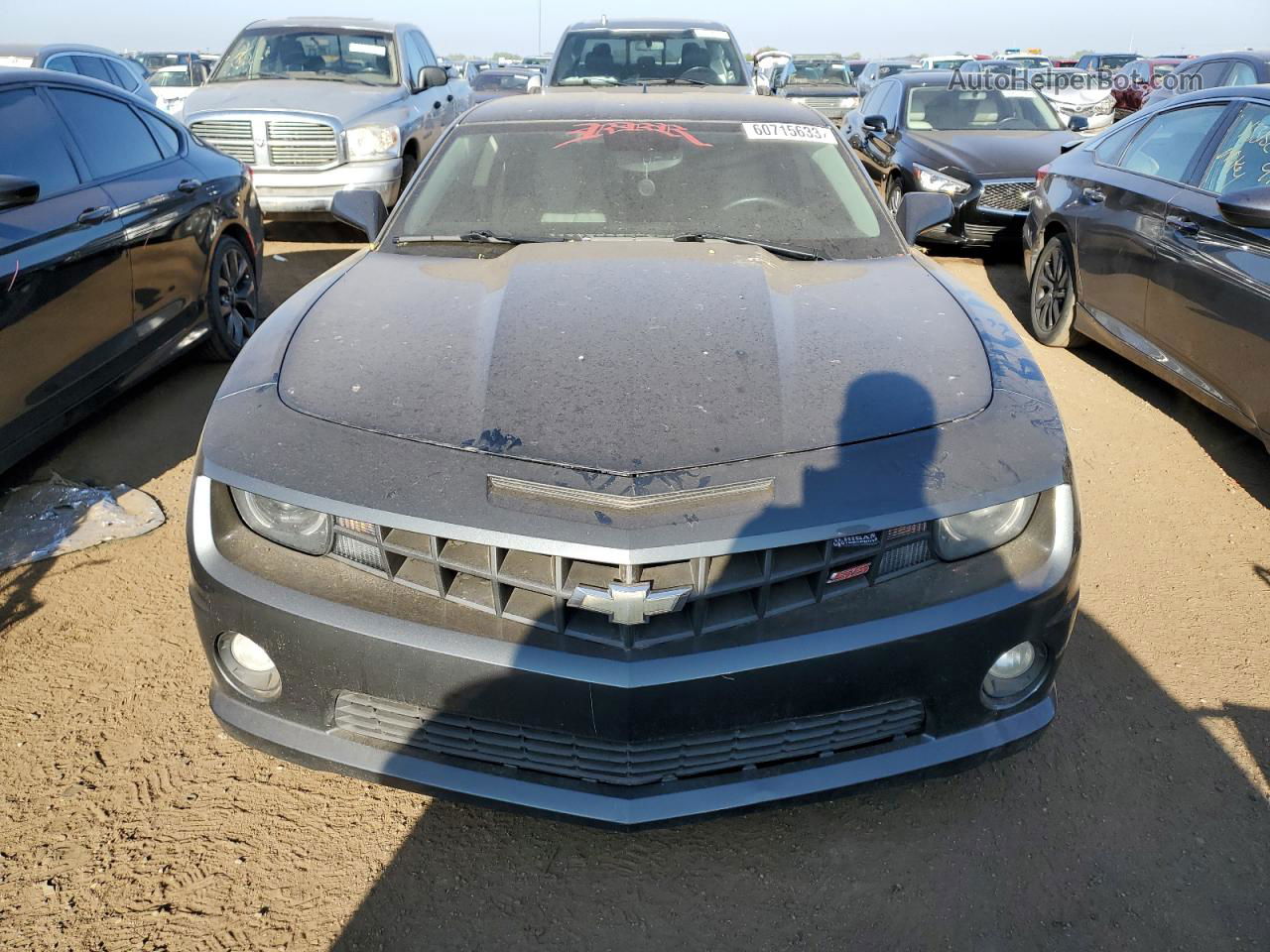 2010 Chevrolet Camaro Ss Gray vin: 2G1FT1EW6A9143393