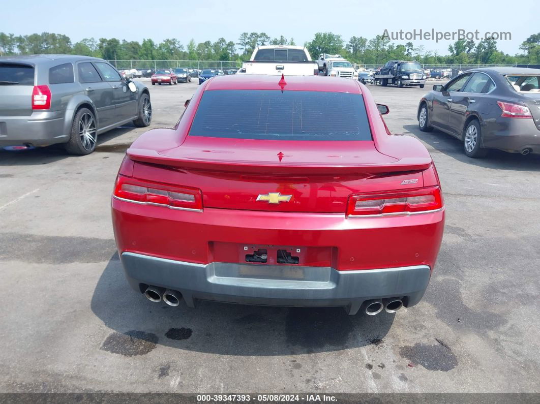 2014 Chevrolet Camaro 2ss Red vin: 2G1FT1EW6E9125157