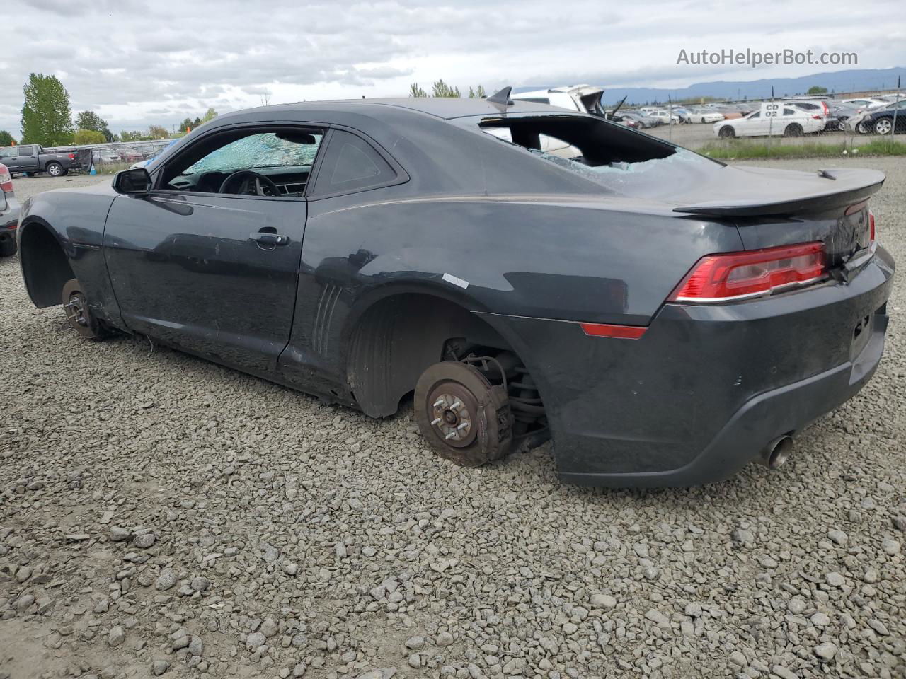 2014 Chevrolet Camaro 2ss Gray vin: 2G1FT1EW6E9153525