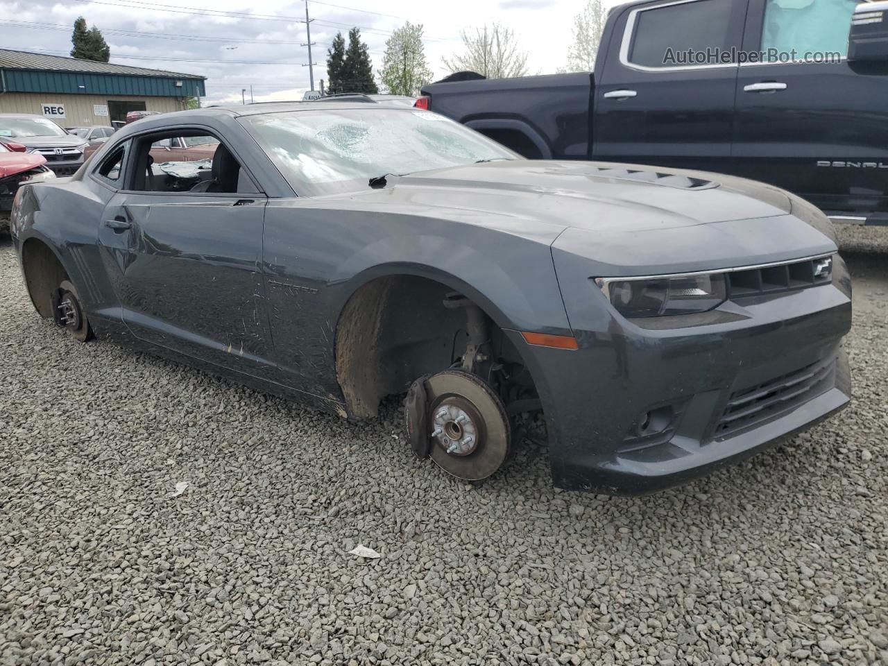 2014 Chevrolet Camaro 2ss Gray vin: 2G1FT1EW6E9153525