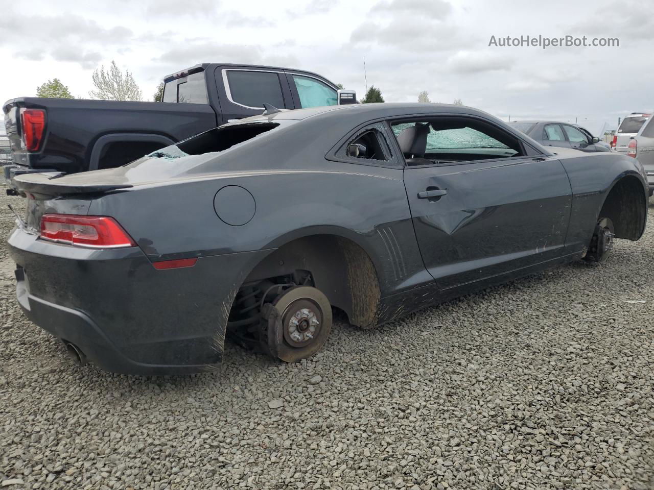 2014 Chevrolet Camaro 2ss Gray vin: 2G1FT1EW6E9153525