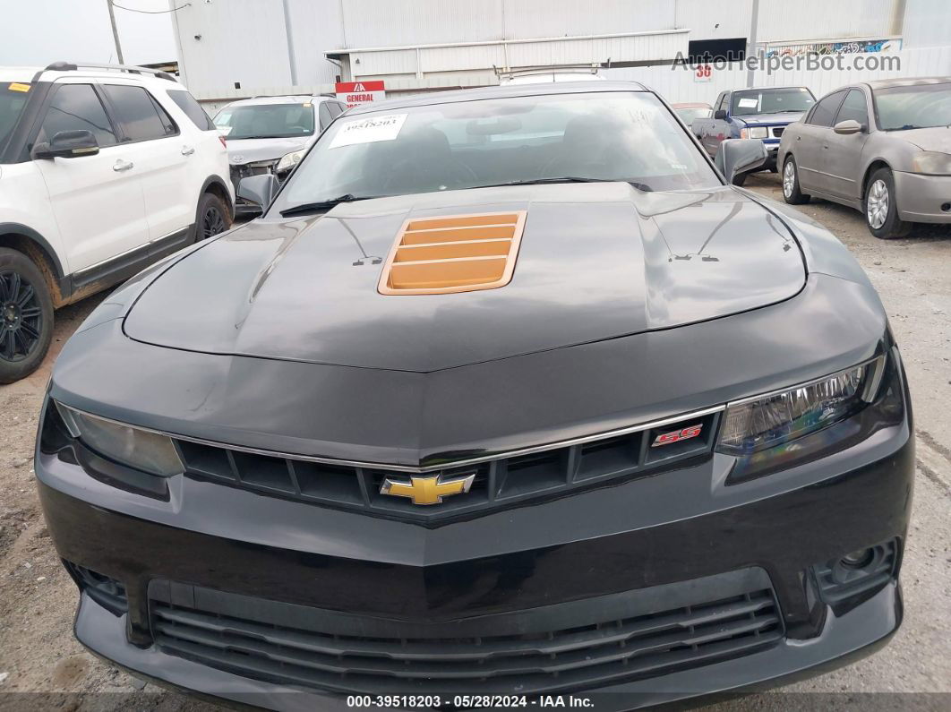 2014 Chevrolet Camaro 2ss Black vin: 2G1FT1EW6E9241314