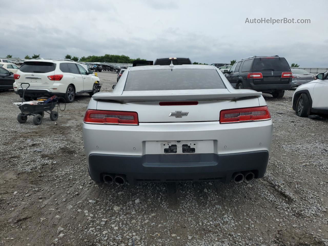 2014 Chevrolet Camaro 2ss Silver vin: 2G1FT1EW7E9259109