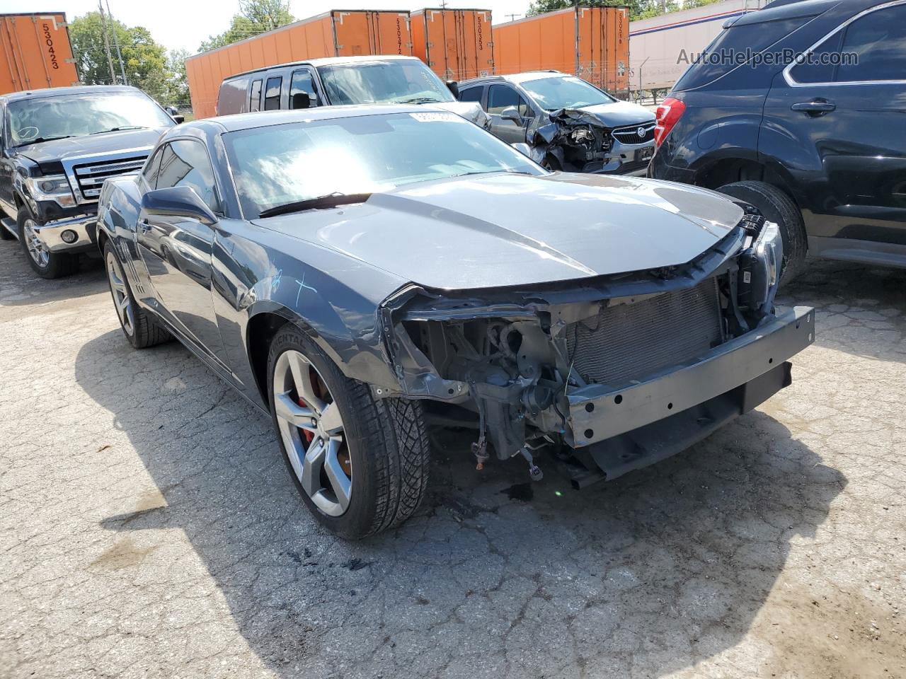 2010 Chevrolet Camaro Ss Gray vin: 2G1FT1EW9A9132730