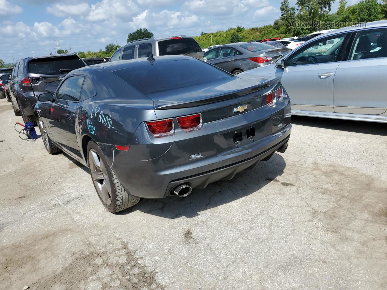 2010 Chevrolet Camaro Ss Gray vin: 2G1FT1EW9A9132730