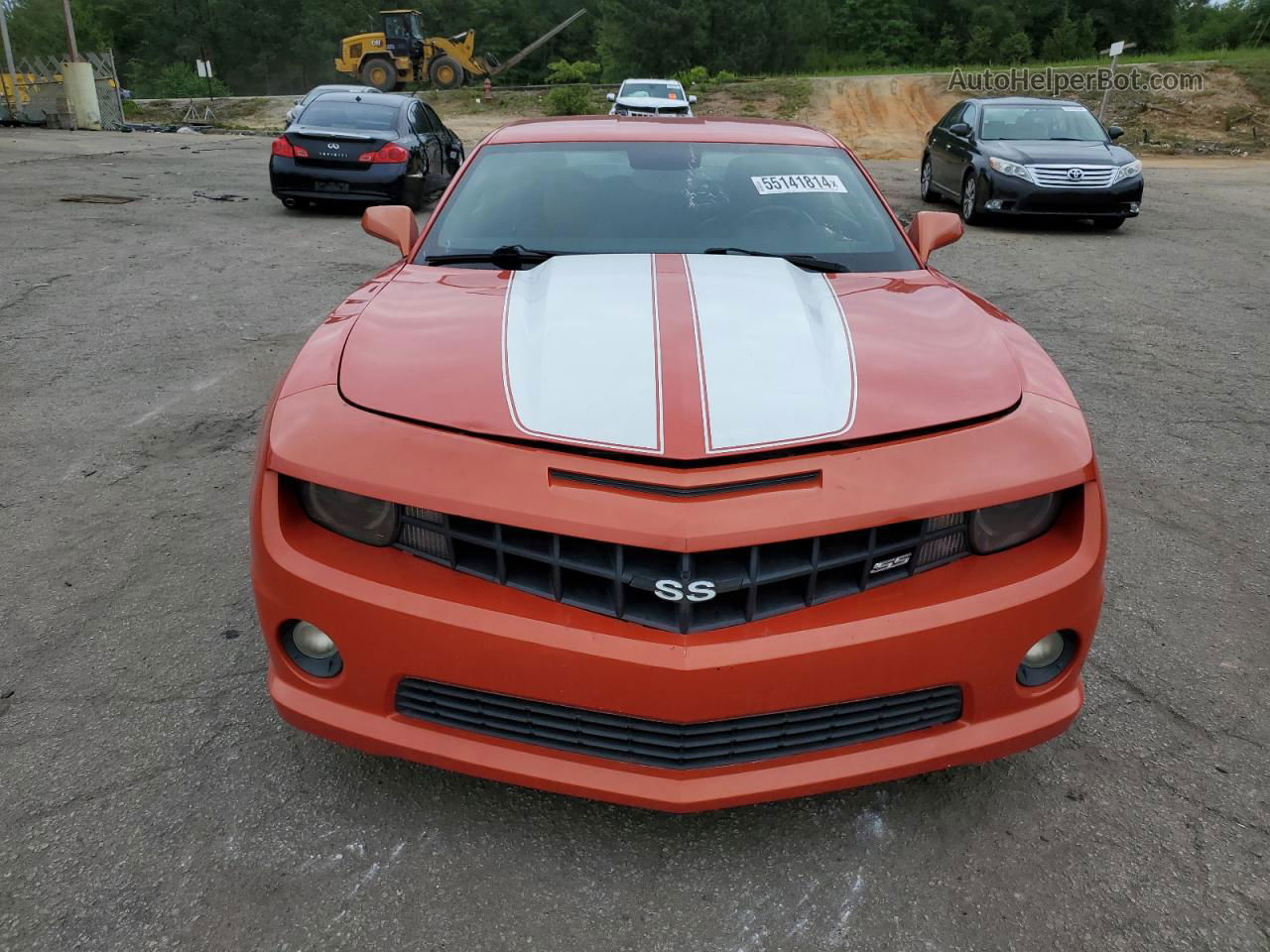 2010 Chevrolet Camaro Ss Red vin: 2G1FT1EW9A9158437