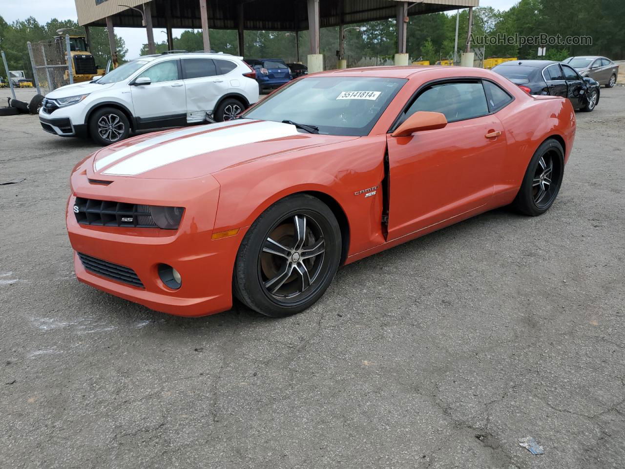 2010 Chevrolet Camaro Ss Red vin: 2G1FT1EW9A9158437