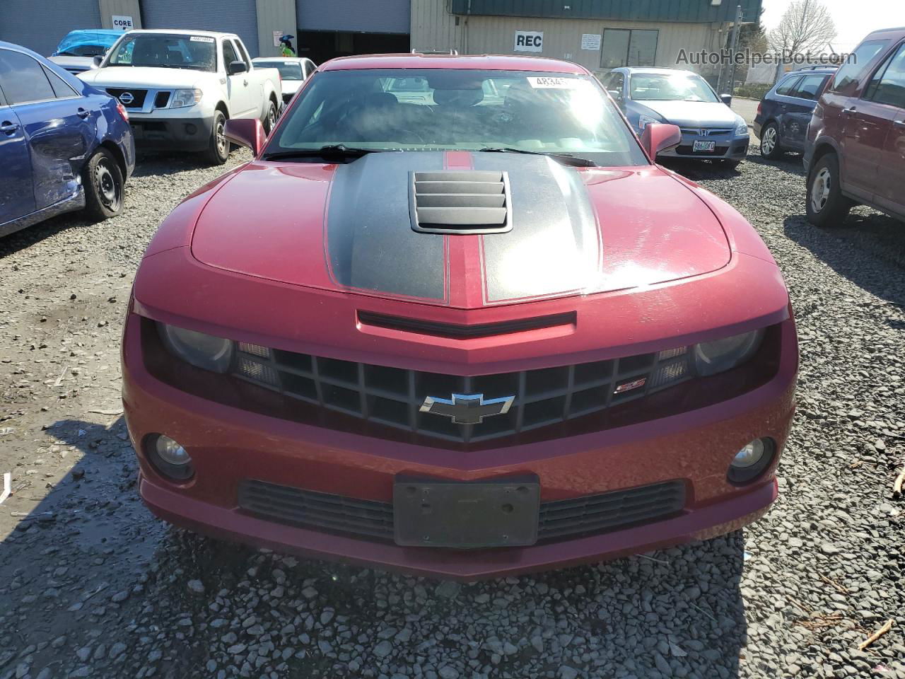 2010 Chevrolet Camaro Ss Maroon vin: 2G1FT1EW9A9173570