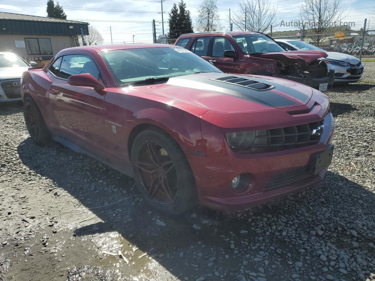 2010 Chevrolet Camaro Ss Maroon vin: 2G1FT1EW9A9173570