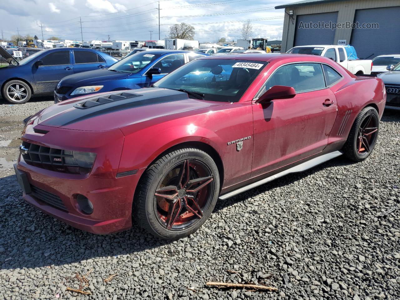 2010 Chevrolet Camaro Ss Maroon vin: 2G1FT1EW9A9173570