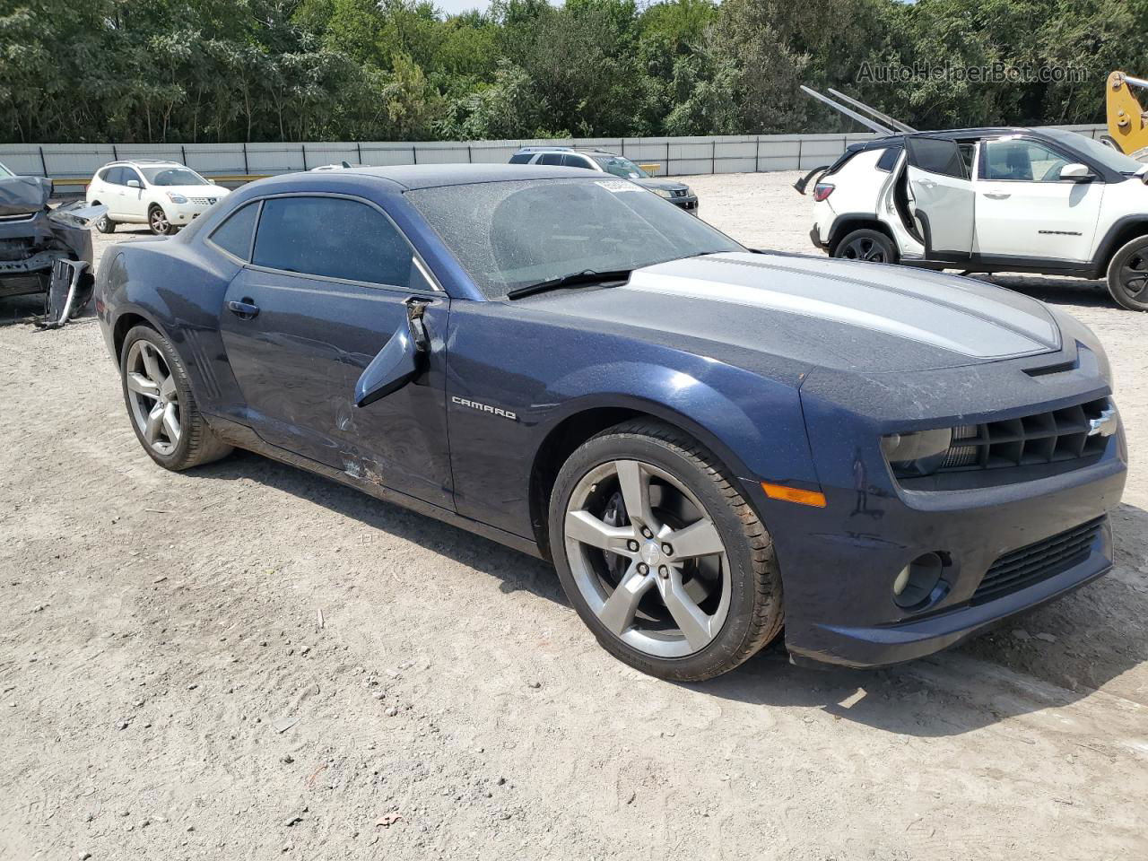 2010 Chevrolet Camaro Ss Синий vin: 2G1FT1EW9A9190255