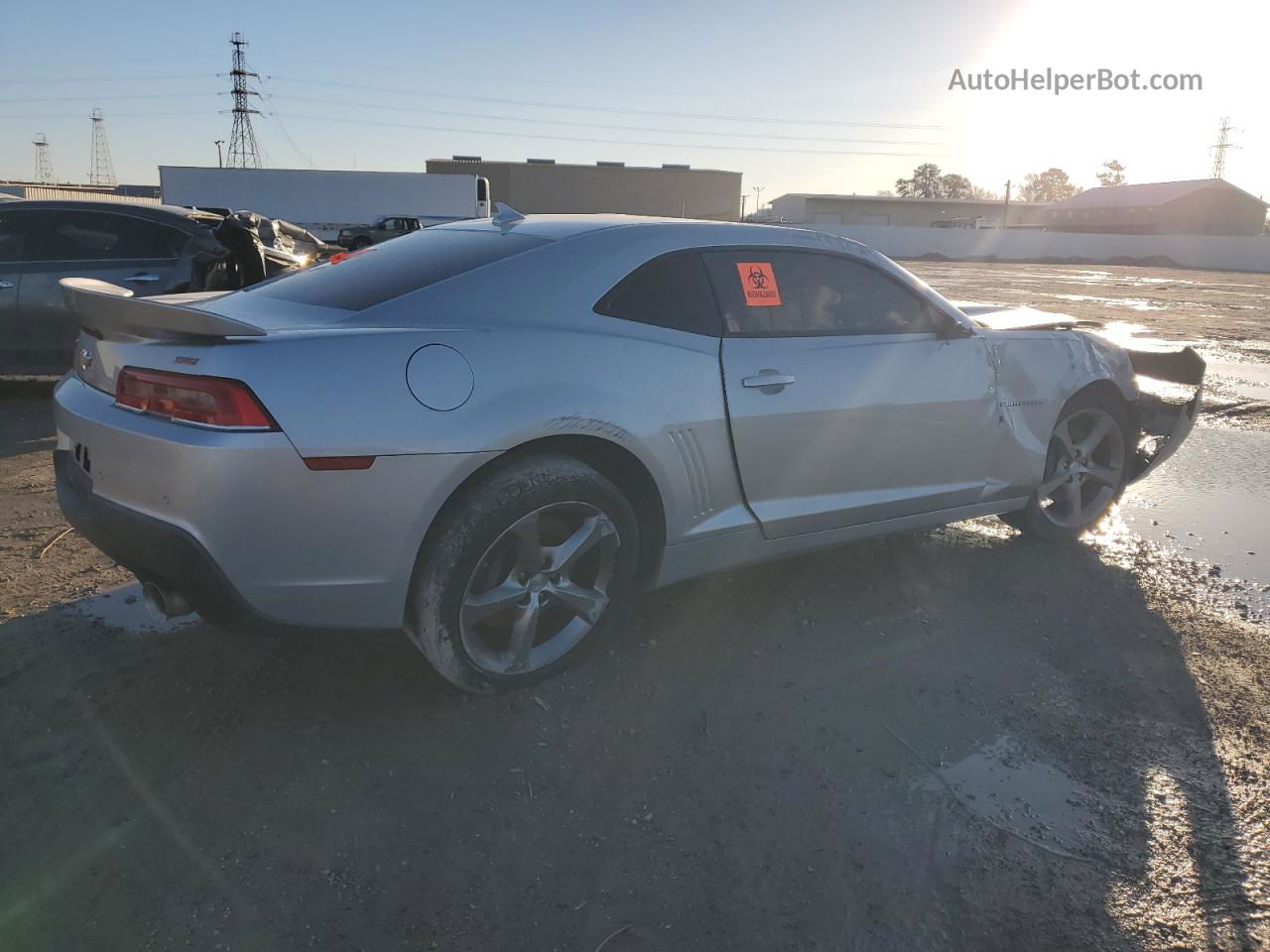 2014 Chevrolet Camaro 2ss Silver vin: 2G1FT1EW9E9149890