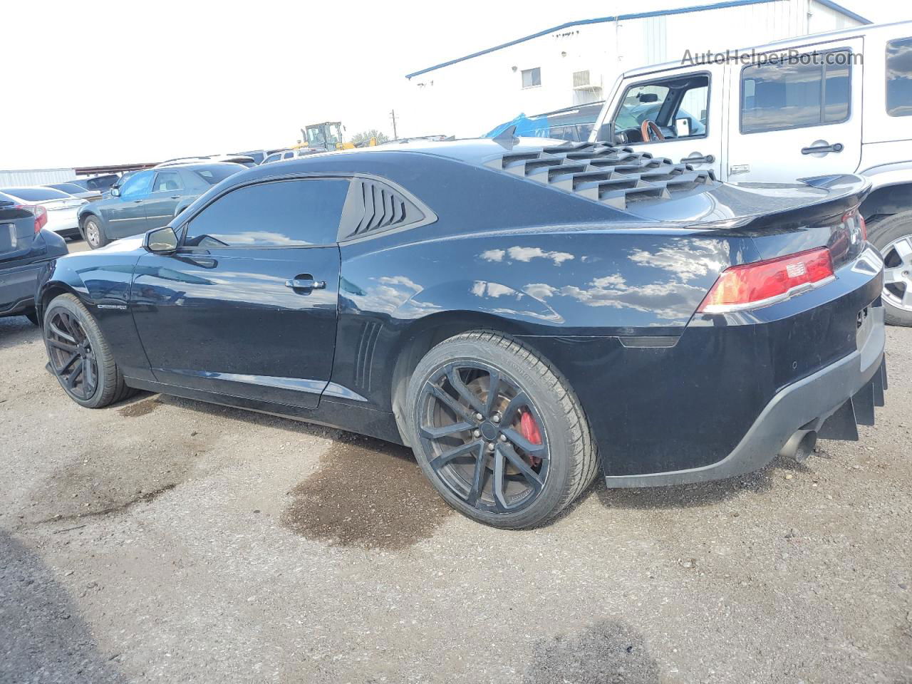 2014 Chevrolet Camaro 2ss Black vin: 2G1FT1EW9E9290927