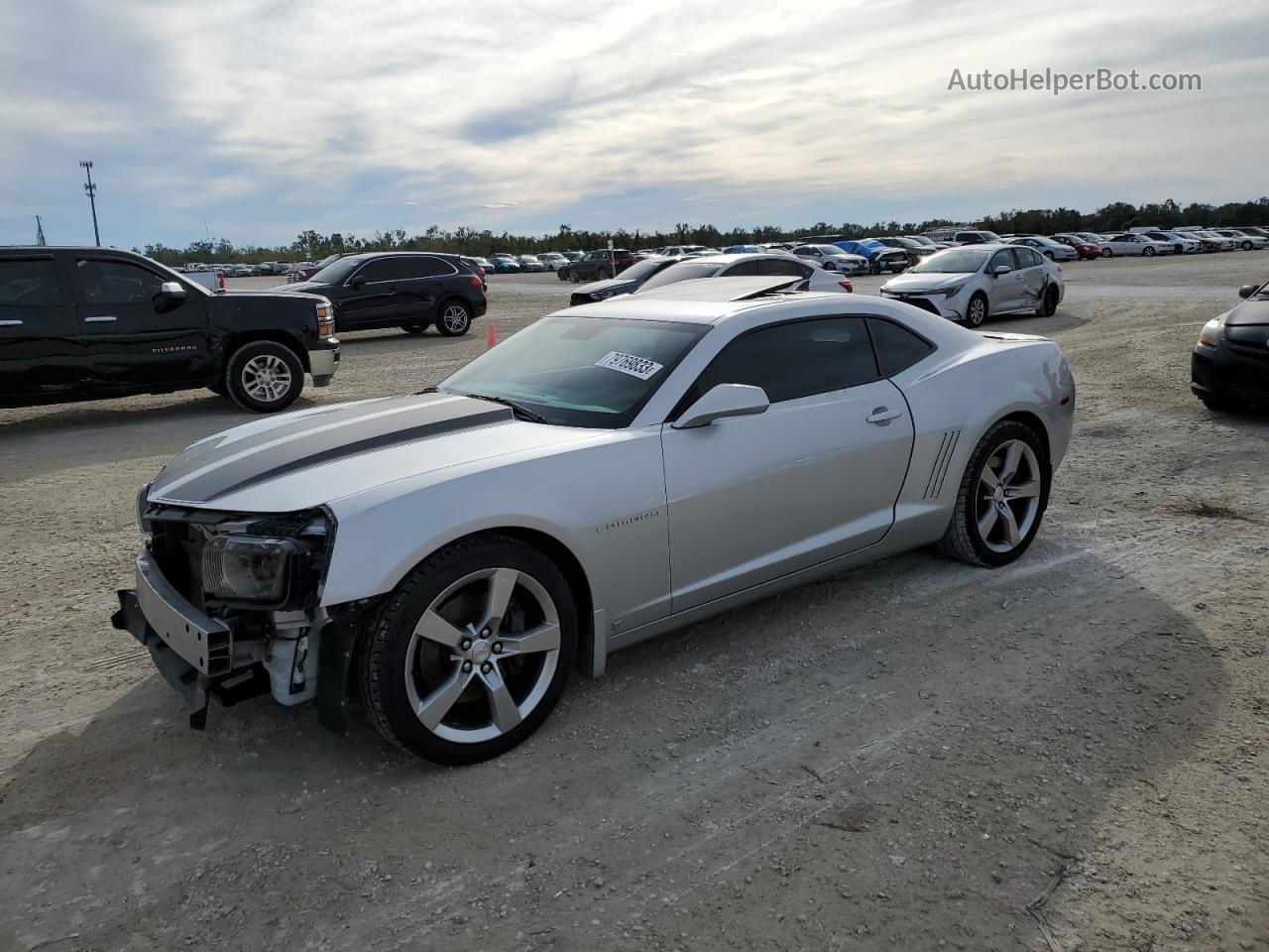 2010 Chevrolet Camaro Ss Silver vin: 2G1FT1EWXA9112681