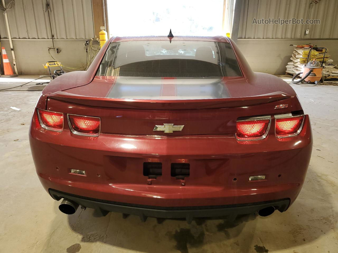 2010 Chevrolet Camaro Ss Burgundy vin: 2G1FT1EW9A9221892