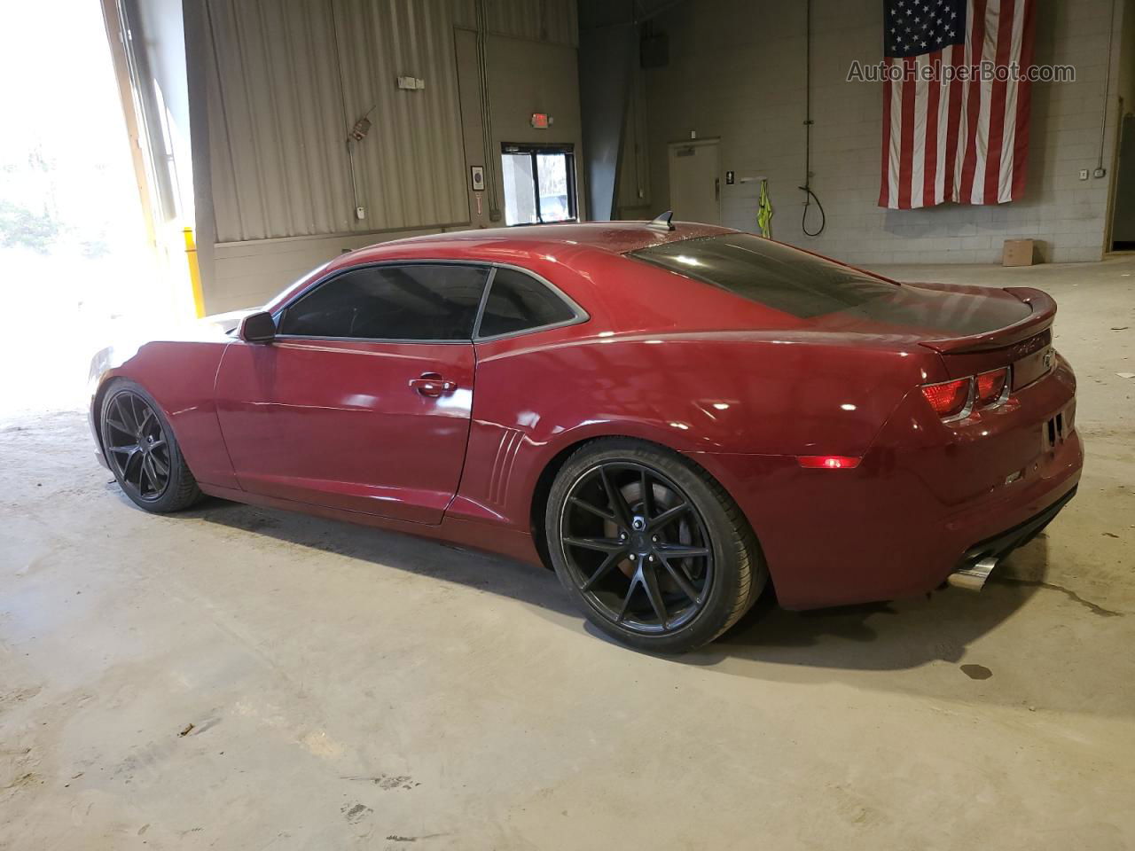 2010 Chevrolet Camaro Ss Burgundy vin: 2G1FT1EW9A9221892