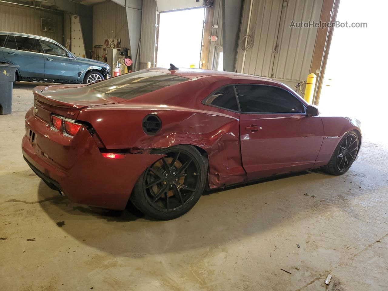 2010 Chevrolet Camaro Ss Burgundy vin: 2G1FT1EW9A9221892