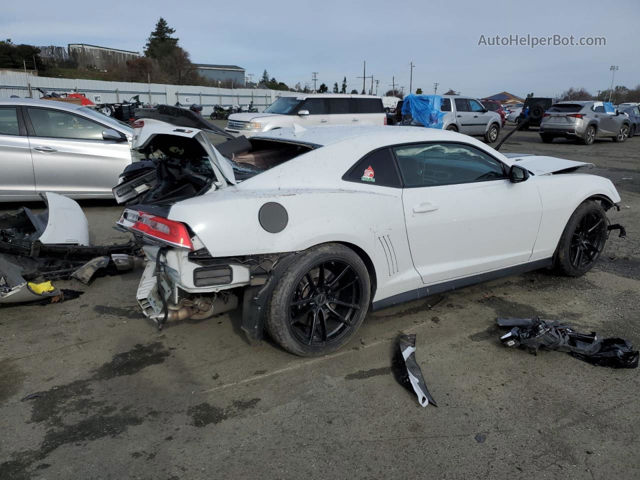 2014 Chevrolet Camaro Zl1 White vin: 2G1FZ1EP7E9801221