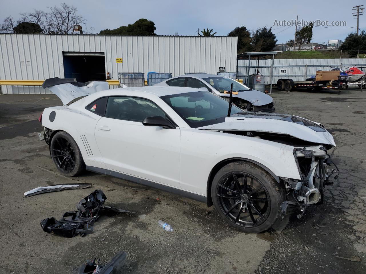 2014 Chevrolet Camaro Zl1 White vin: 2G1FZ1EP7E9801221