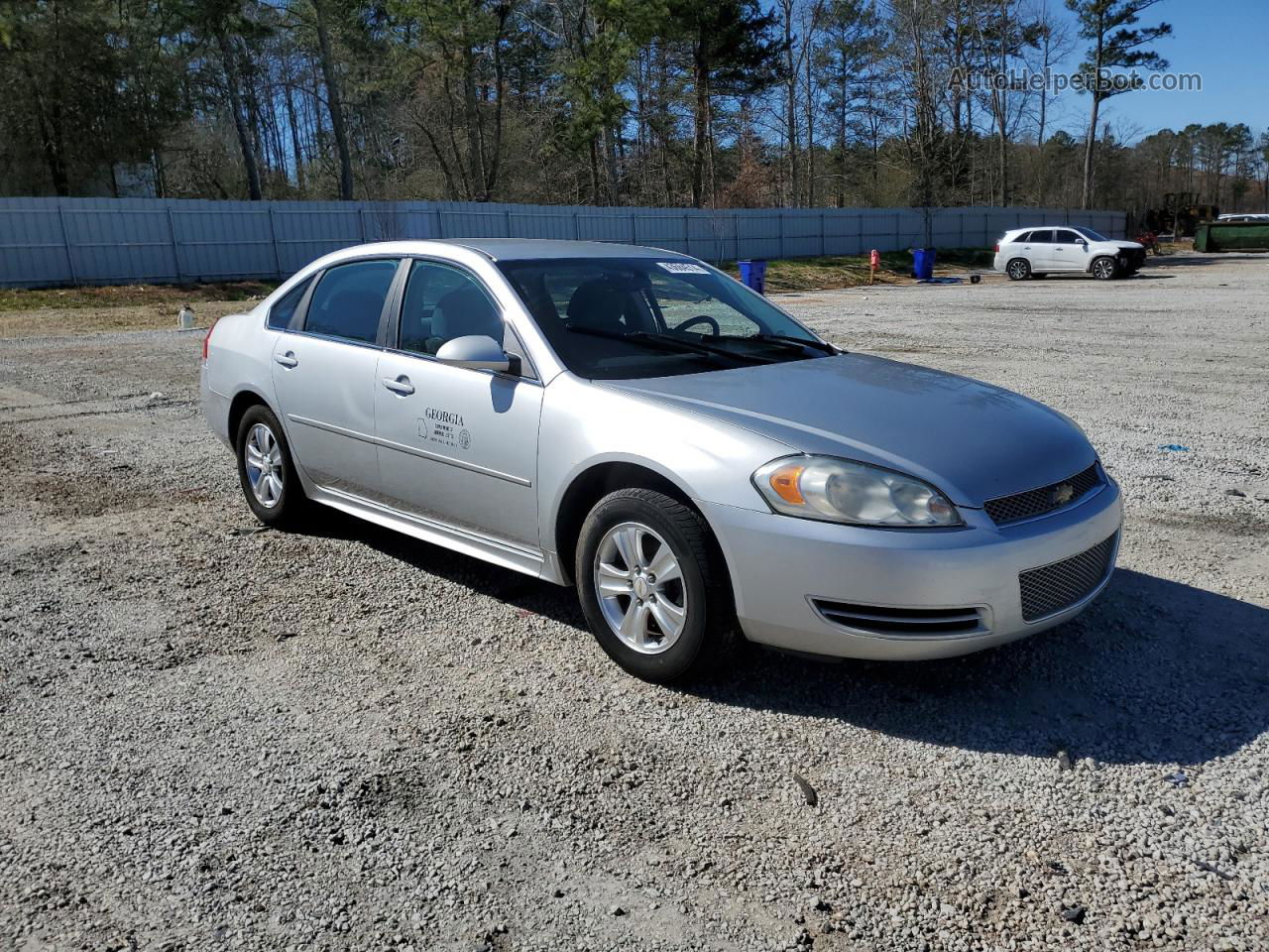 2014 Chevrolet Impala Limited Ls Серебряный vin: 2G1WA5E30E1128041