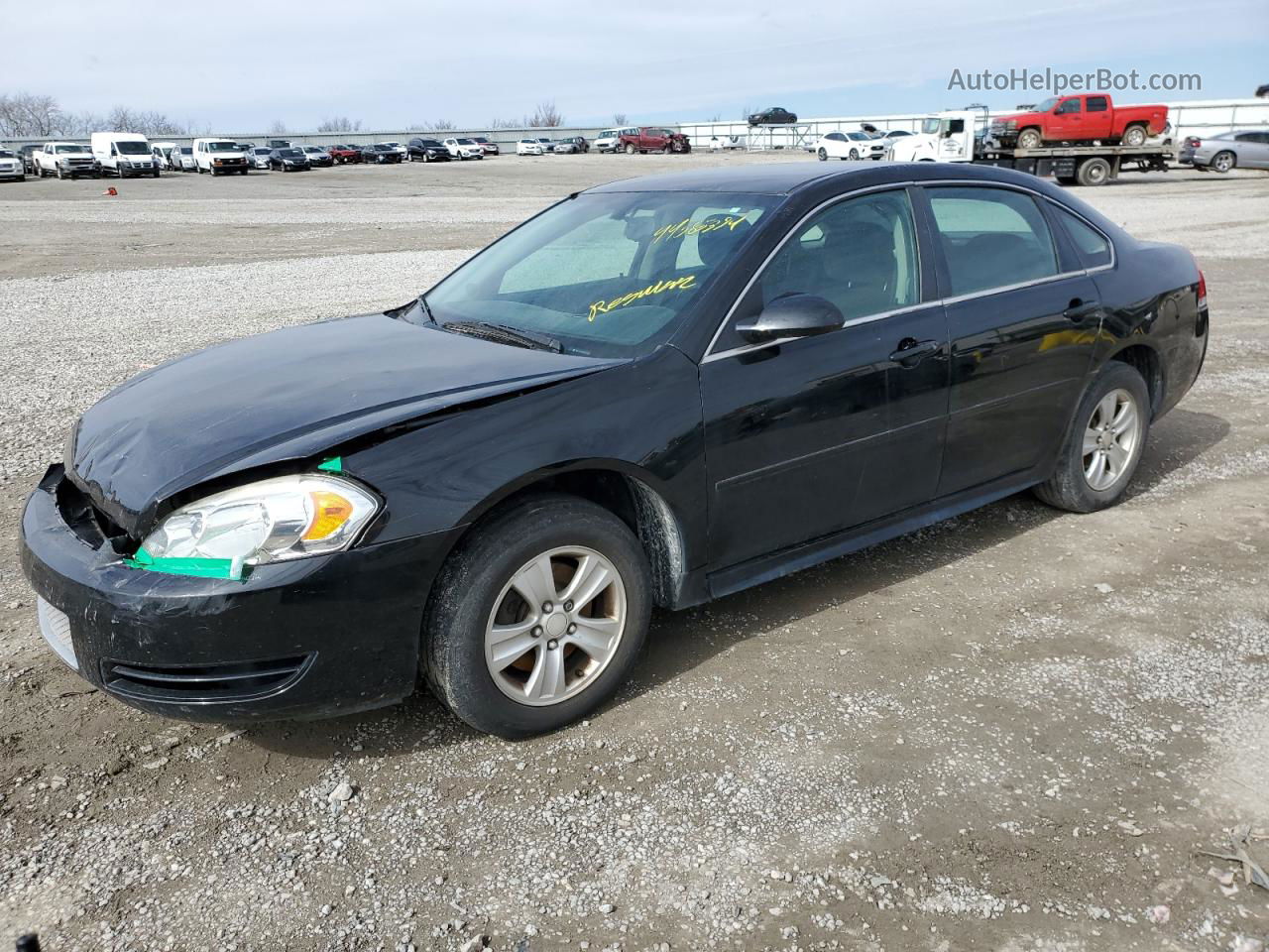 2014 Chevrolet Impala Limited Ls Black vin: 2G1WA5E30E1137550