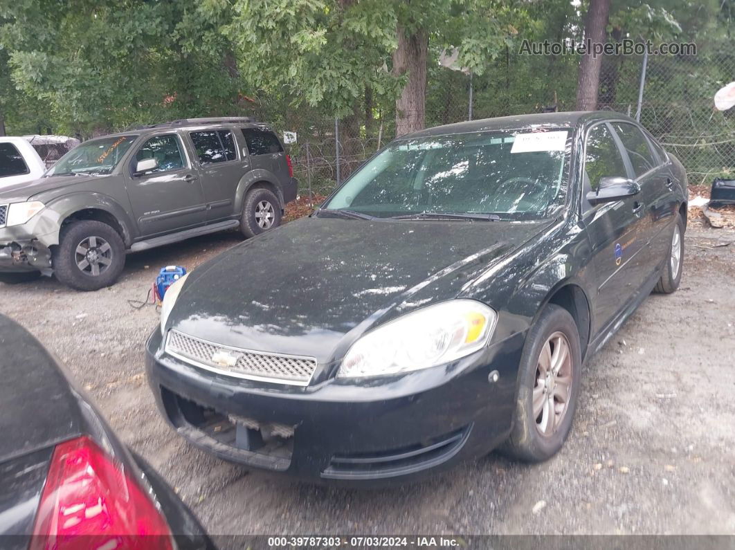 2014 Chevrolet Impala Limited Ls Black vin: 2G1WA5E30E1173755