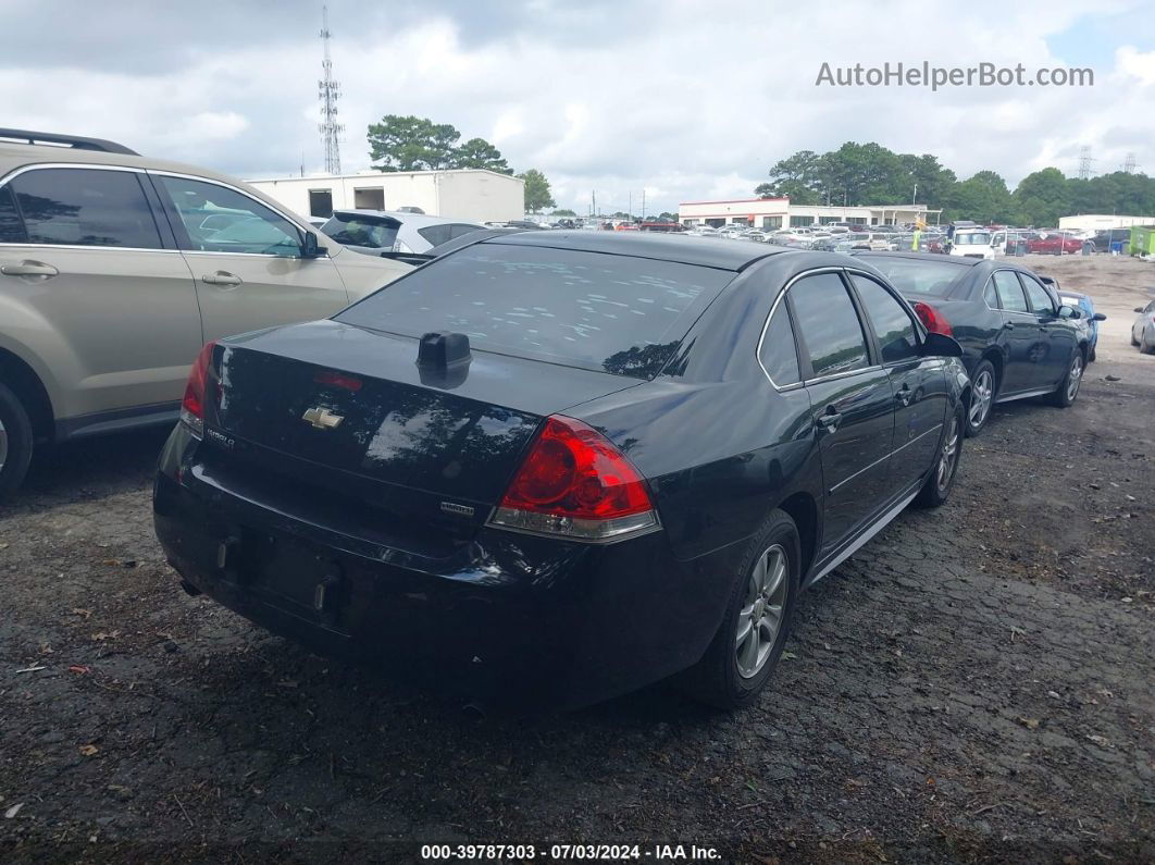 2014 Chevrolet Impala Limited Ls Black vin: 2G1WA5E30E1173755