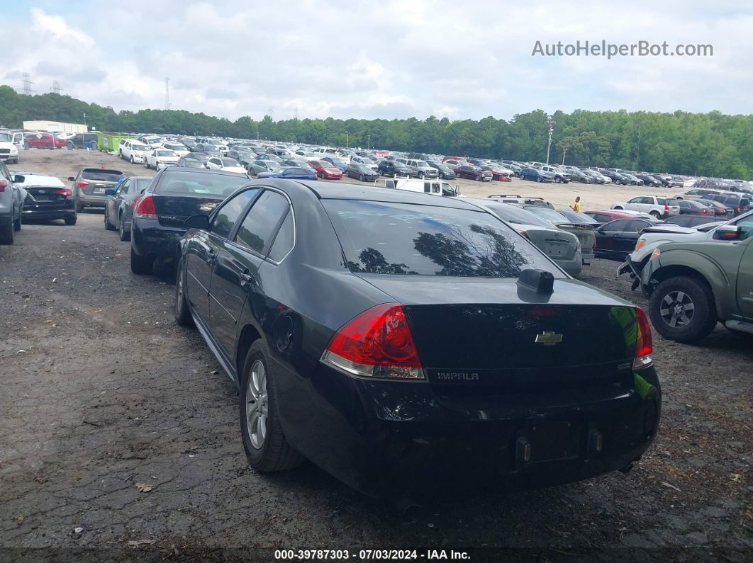 2014 Chevrolet Impala Limited Ls Black vin: 2G1WA5E30E1173755