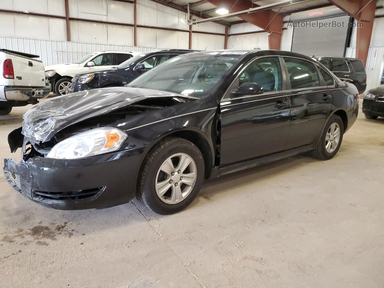 2016 Chevrolet Impala Limited Ls Black vin: 2G1WA5E30G1101084