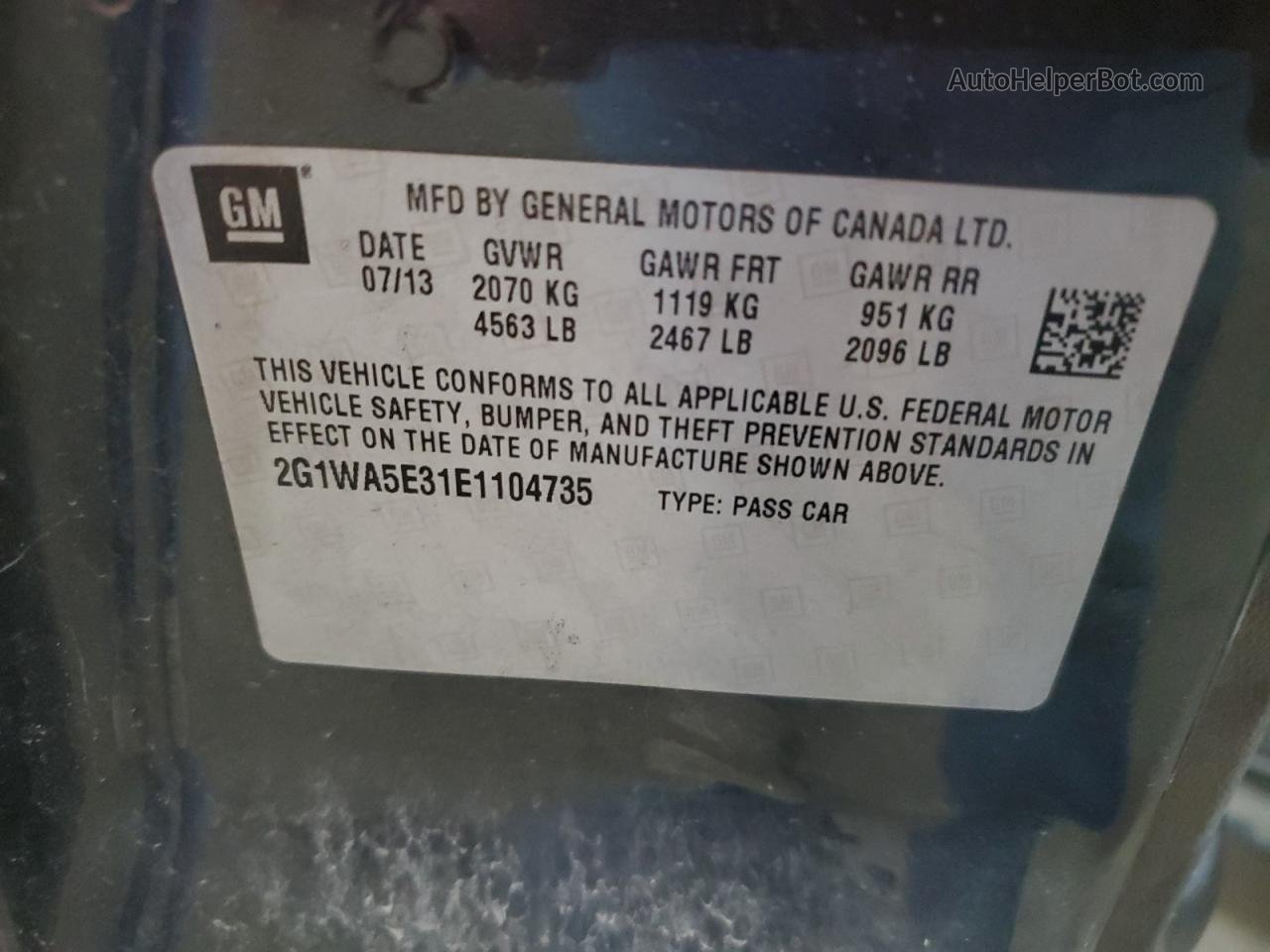 2014 Chevrolet Impala Limited Ls Black vin: 2G1WA5E31E1104735
